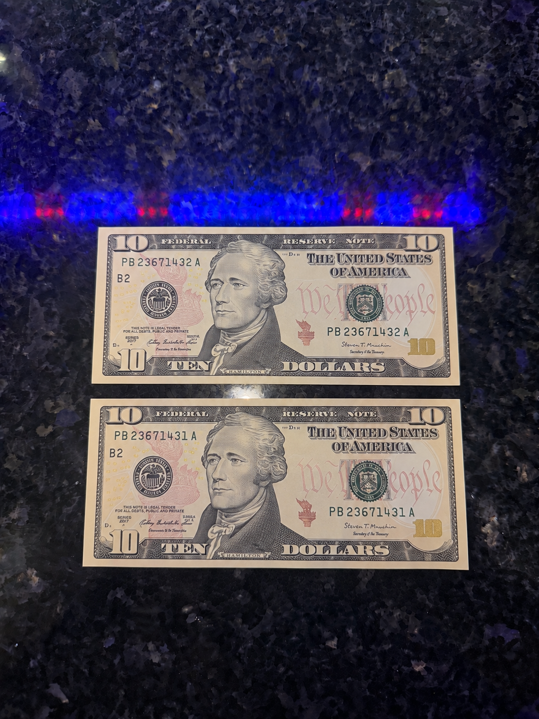 USD 10 fake money